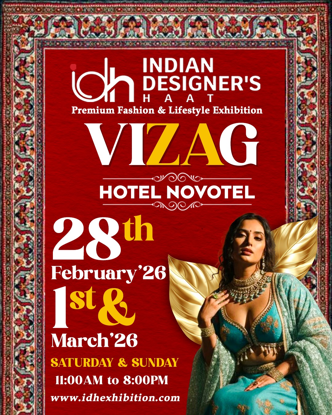 Vizag Fashion Exhibition 28th February and 1st March 2026